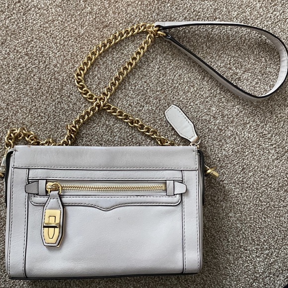 Rebecca Minkoff gold chain crossbody purse - Picture 4 of 5